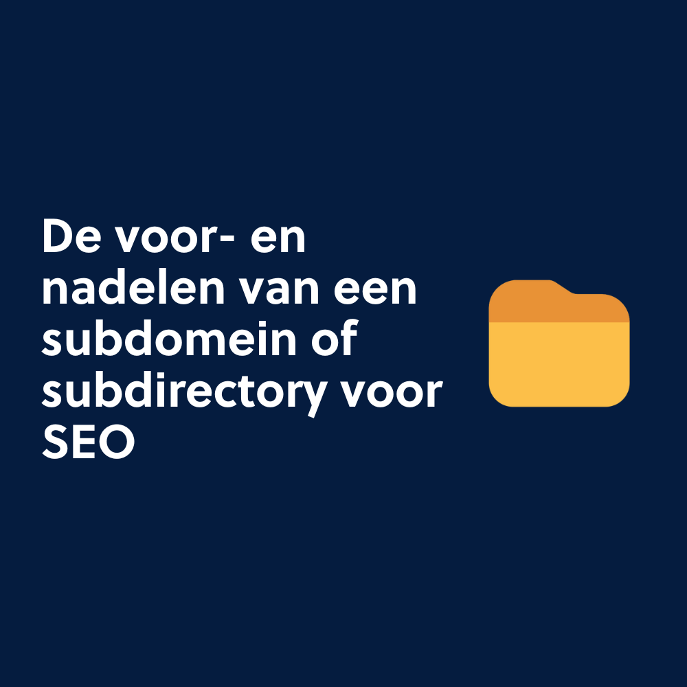 Wat is het verschil tussen een subdomein en subdirectory?